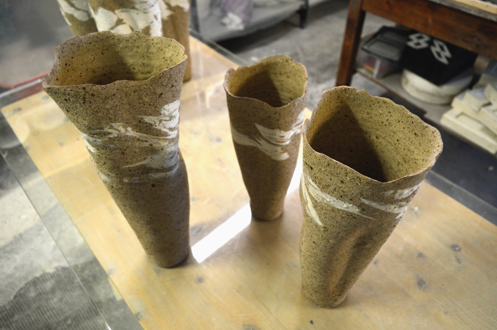 DSC 0519 1024x680 NERIAGE  WHEEL MADE VASES: AS A CERAMIC HAIKU !